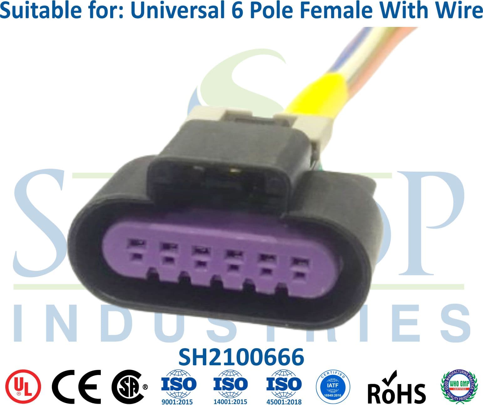 Ashok Leyland 6 Pole Female - Special Wire - 1