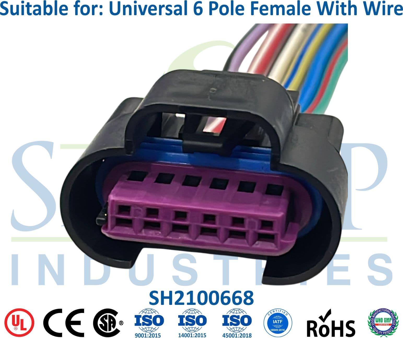 Universal 2 Pole Female - Special Wire - 1
