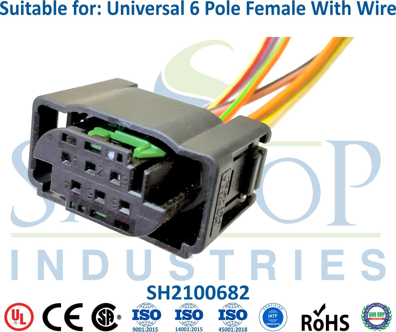 Ashok Leyland 6 Pole Female - ECM Special Wire - 1