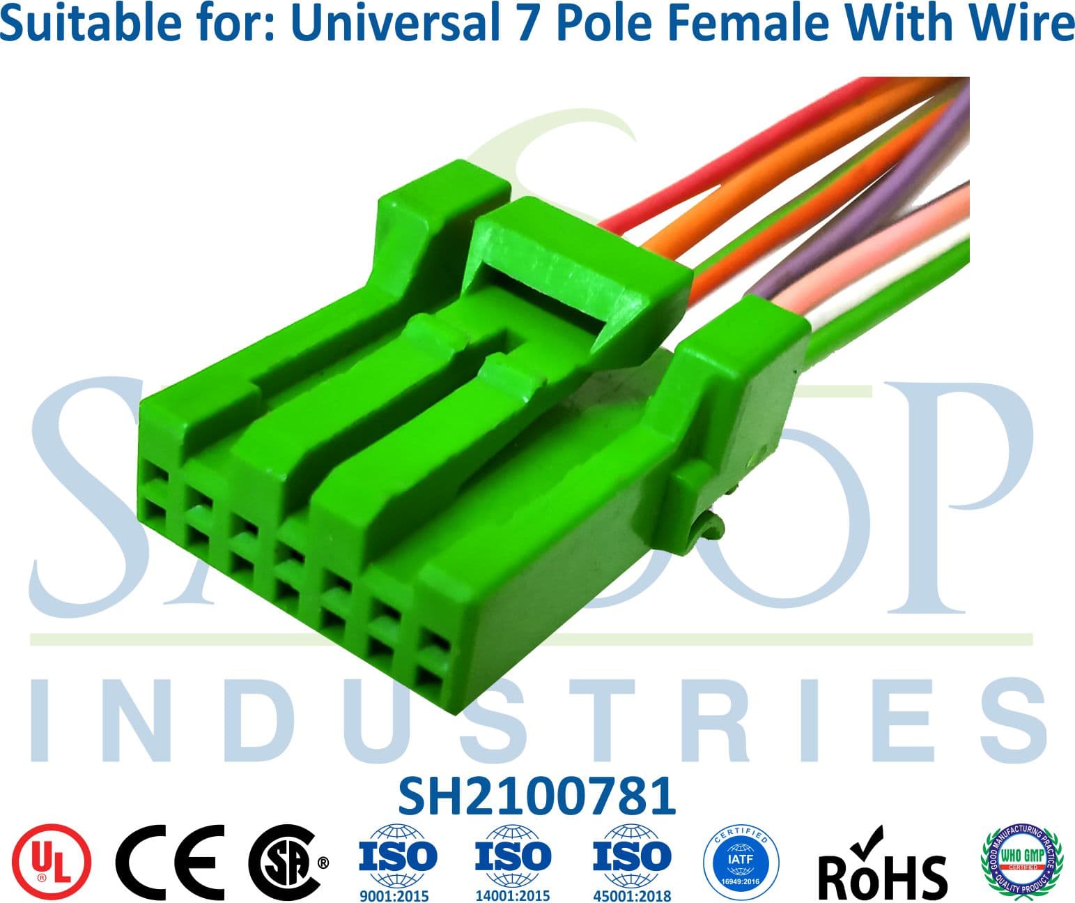 Tata Air Filter 8 Pole Female - 1