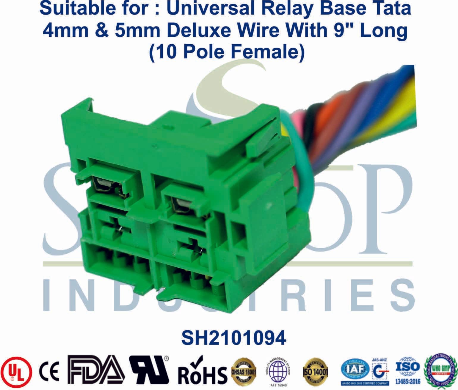 Ashok Leyland 10 Pole Female - 5mm Wire - 1