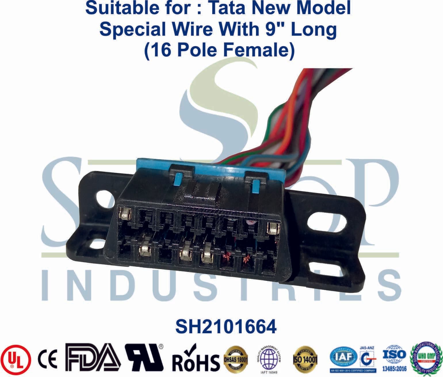 Tata New Model 16 Pole Female - Special Wire (Type 2) - 1