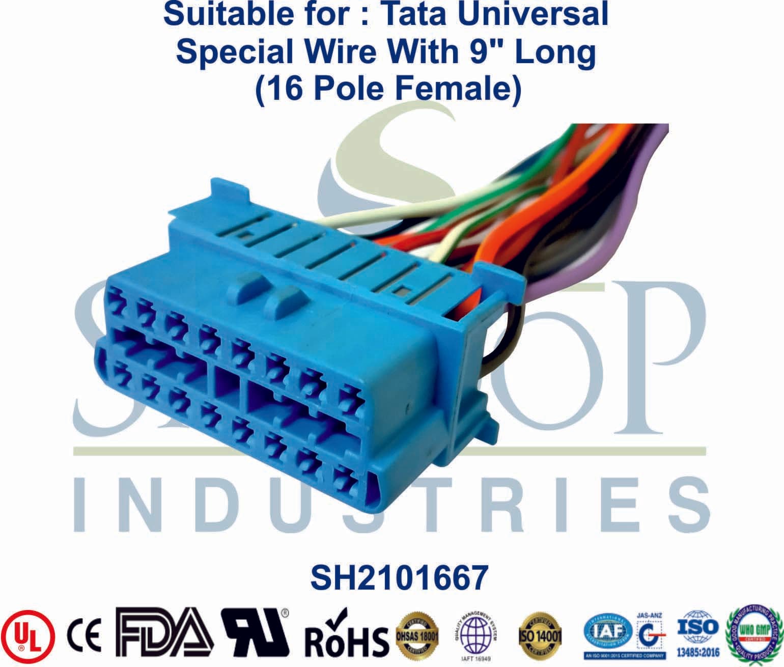 Ashok Leyland New Model 16 Pole Female - Special Wire - 1