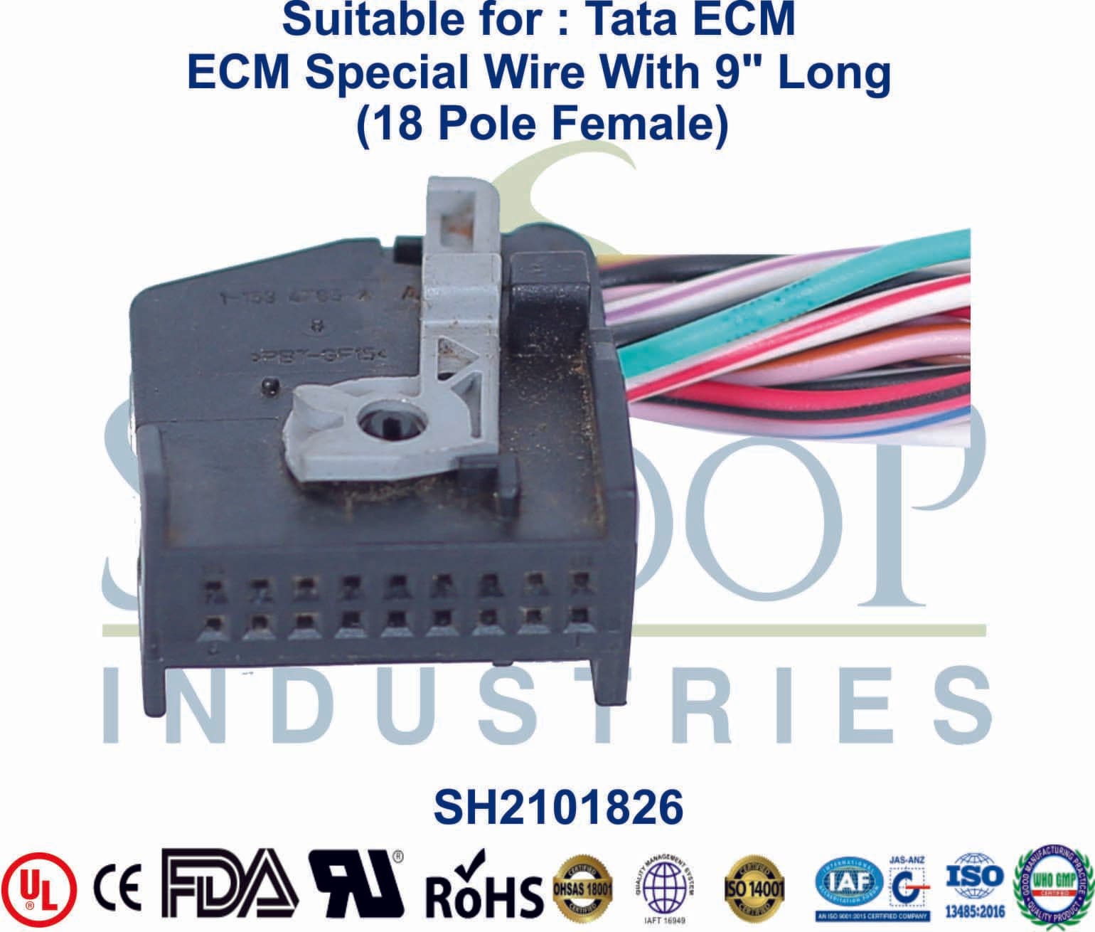 Ashok Leyland 18 Pole Female - ECM Special Wire - 1