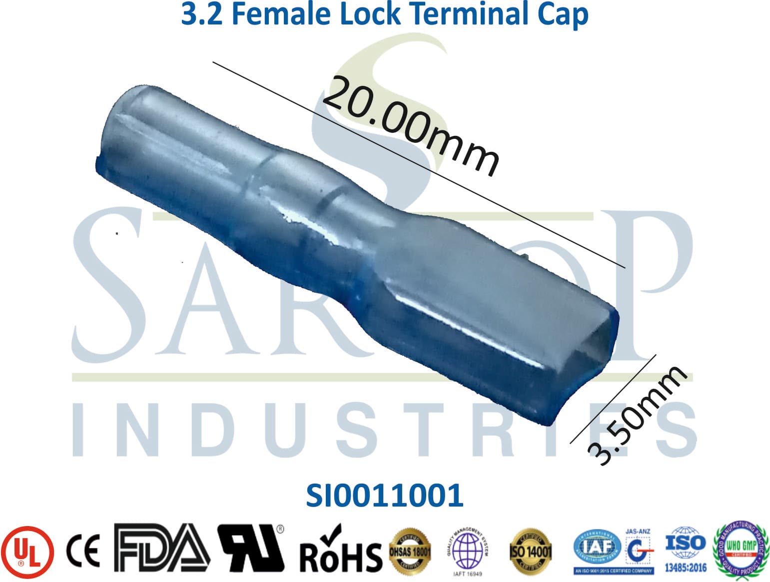3.2 Female Lock Terminal Cap - 1