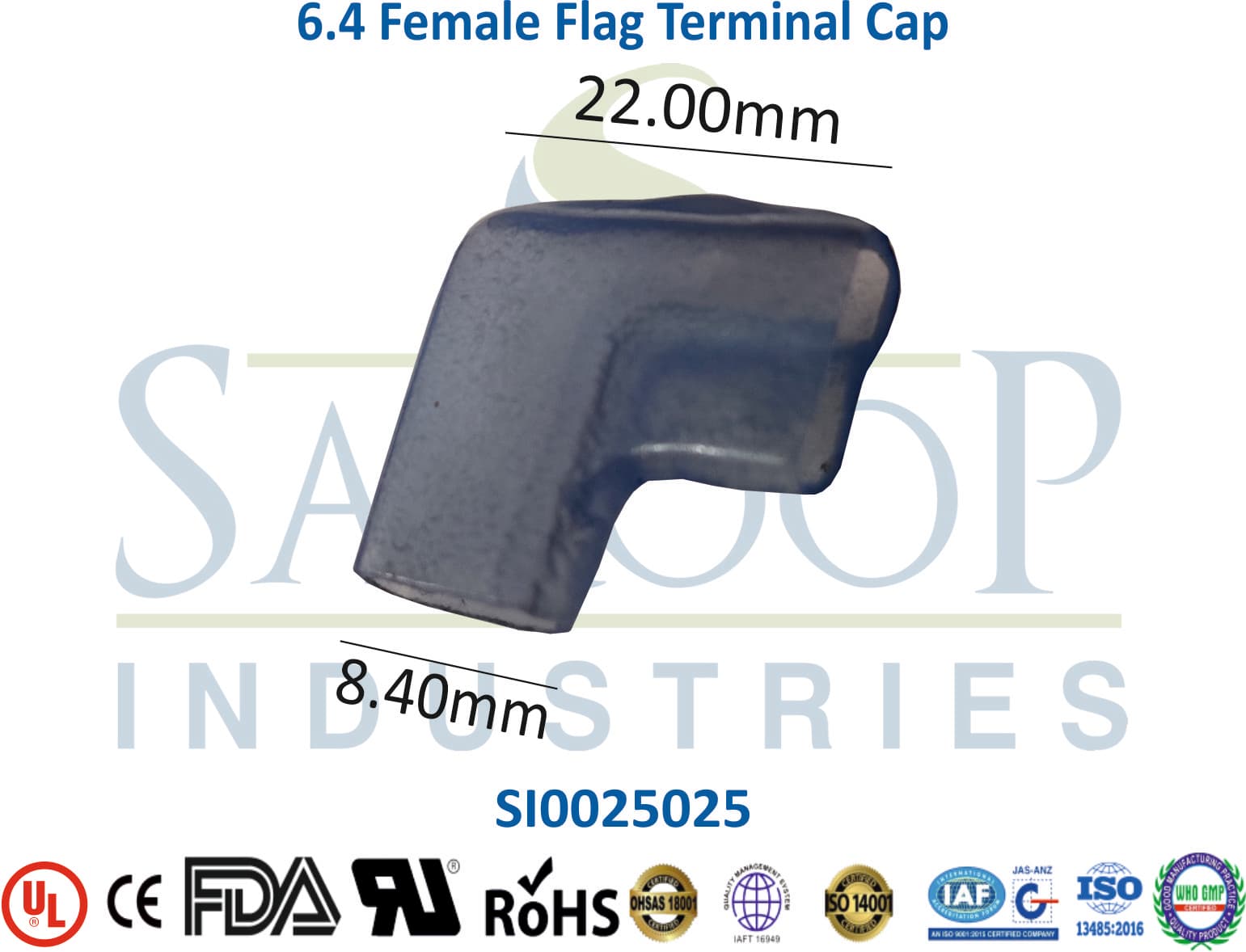 0312 Series - 3 Pole Female Head Light Coupler Cap - 1