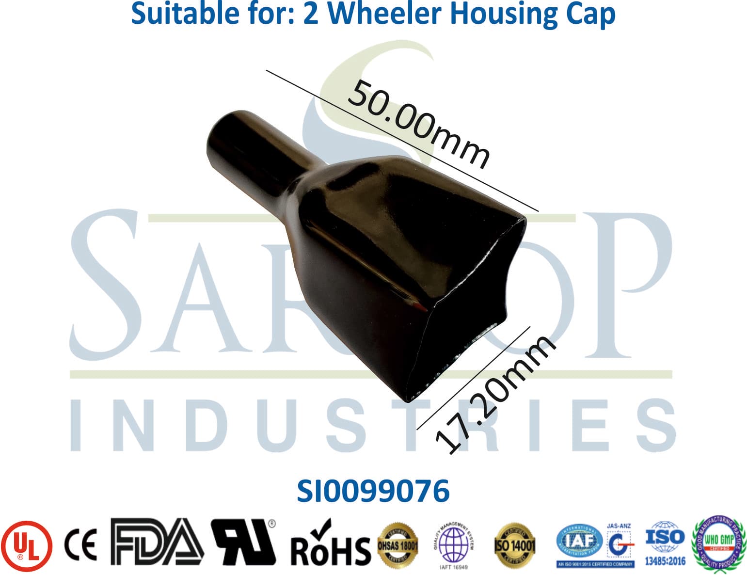 2 Wheeler Housing Cap - 1