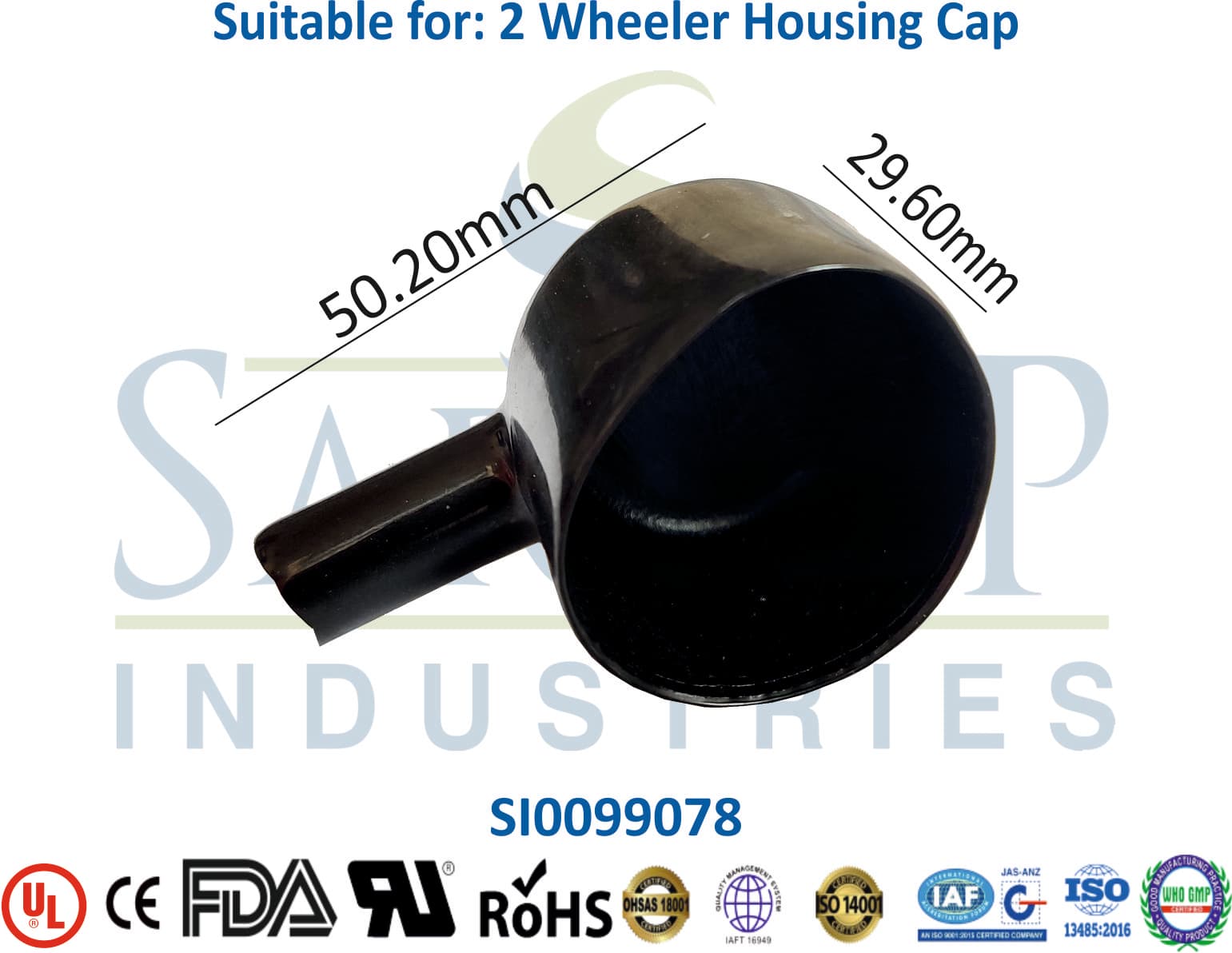 2 Wheeler Housing Cap - 1