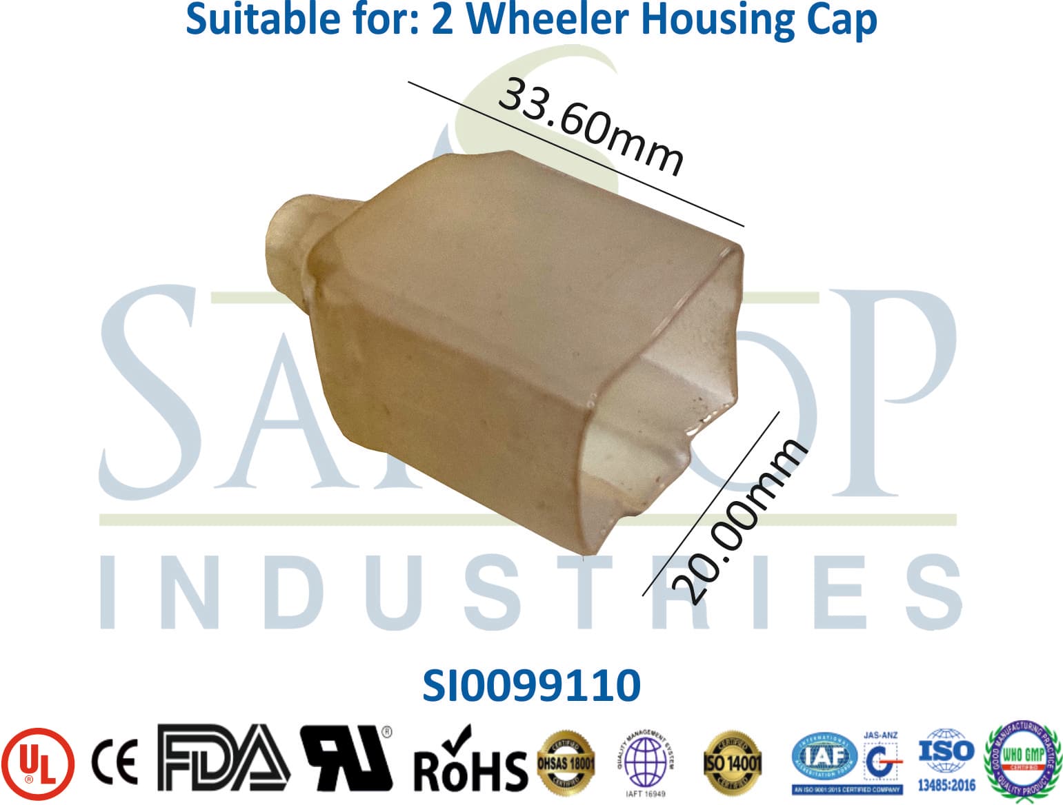 2 Wheeler Housing Cap - 1