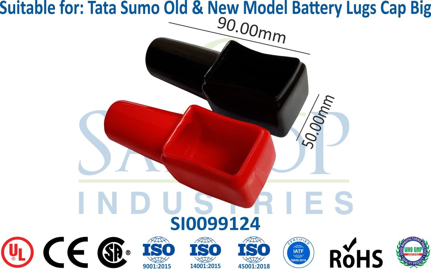 Battery Lugs Cap - Tata Sumo (Big) - 1