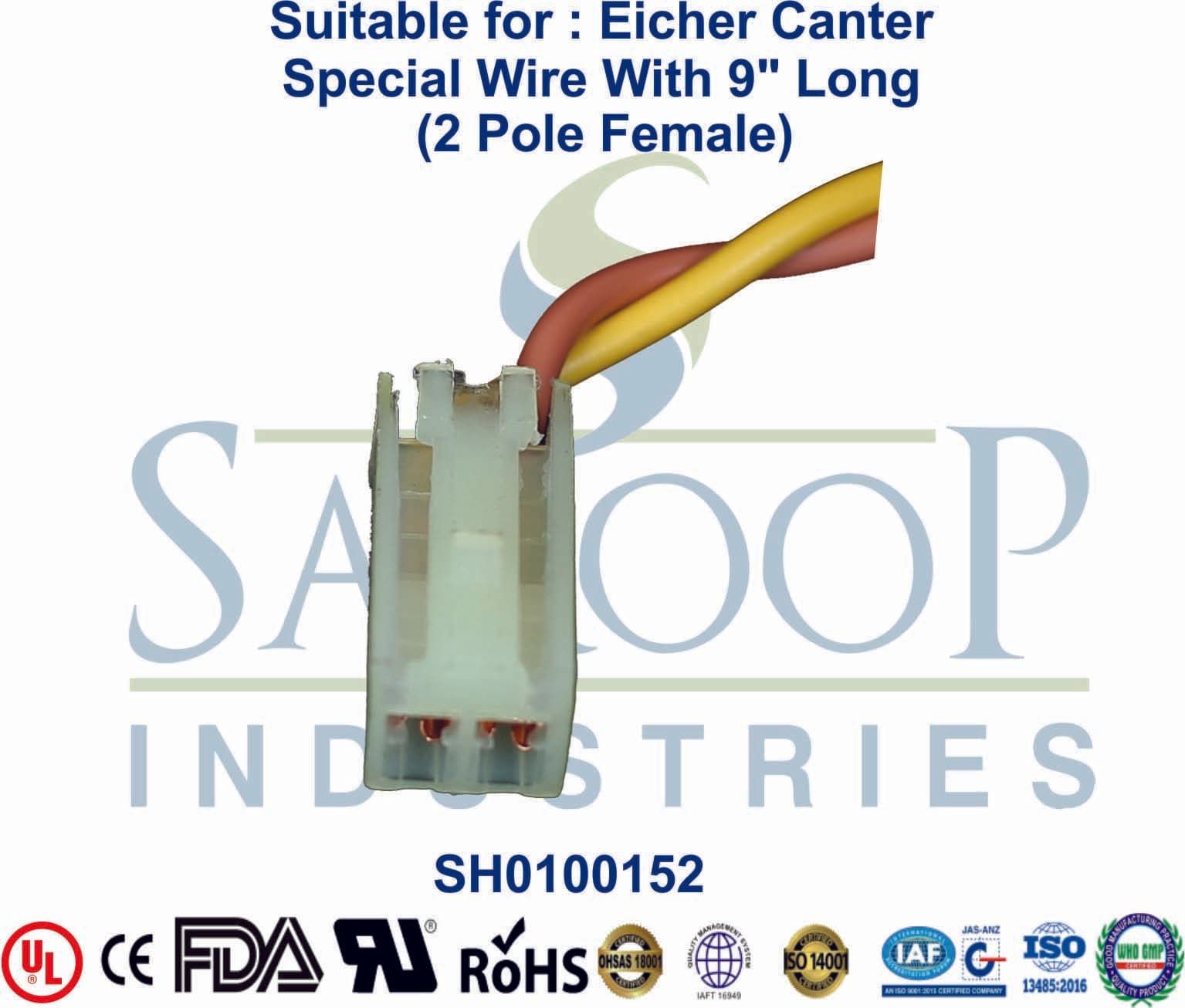 Eicher Canter Holder 2 Pole Female - 0110 - 1