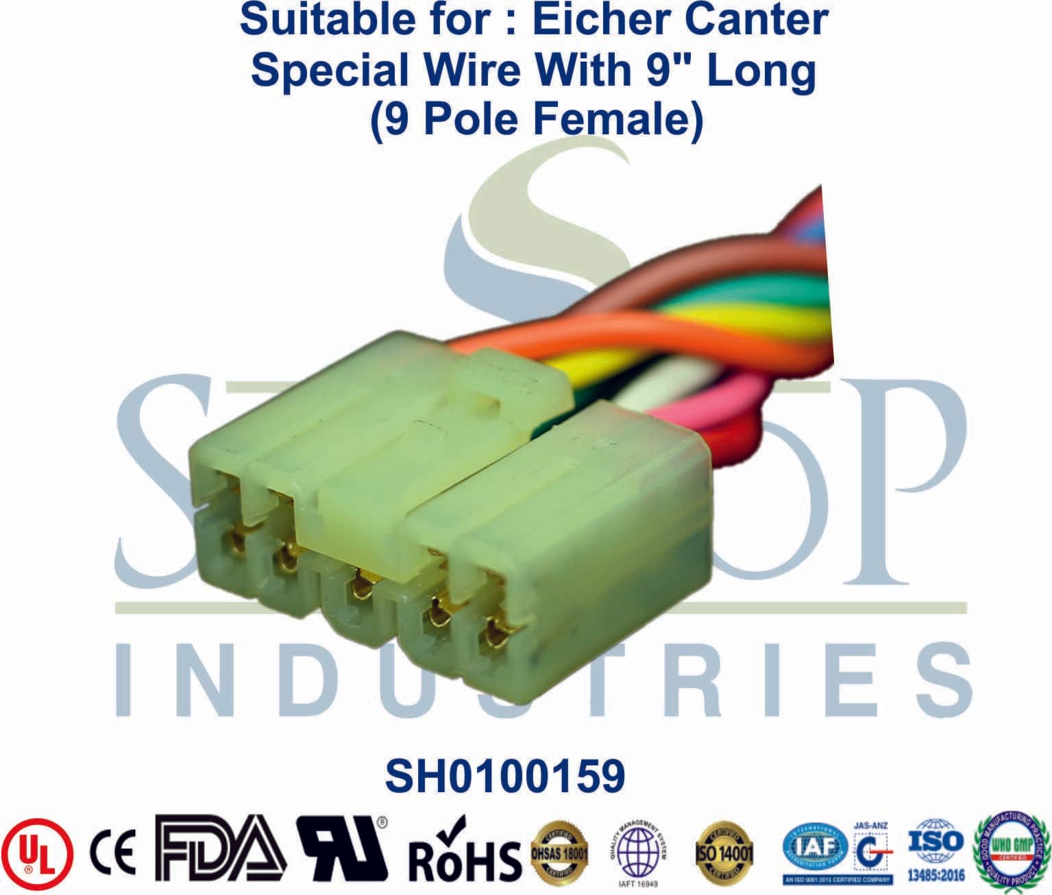 Eicher Canter Holder 9 Pole Female - 1