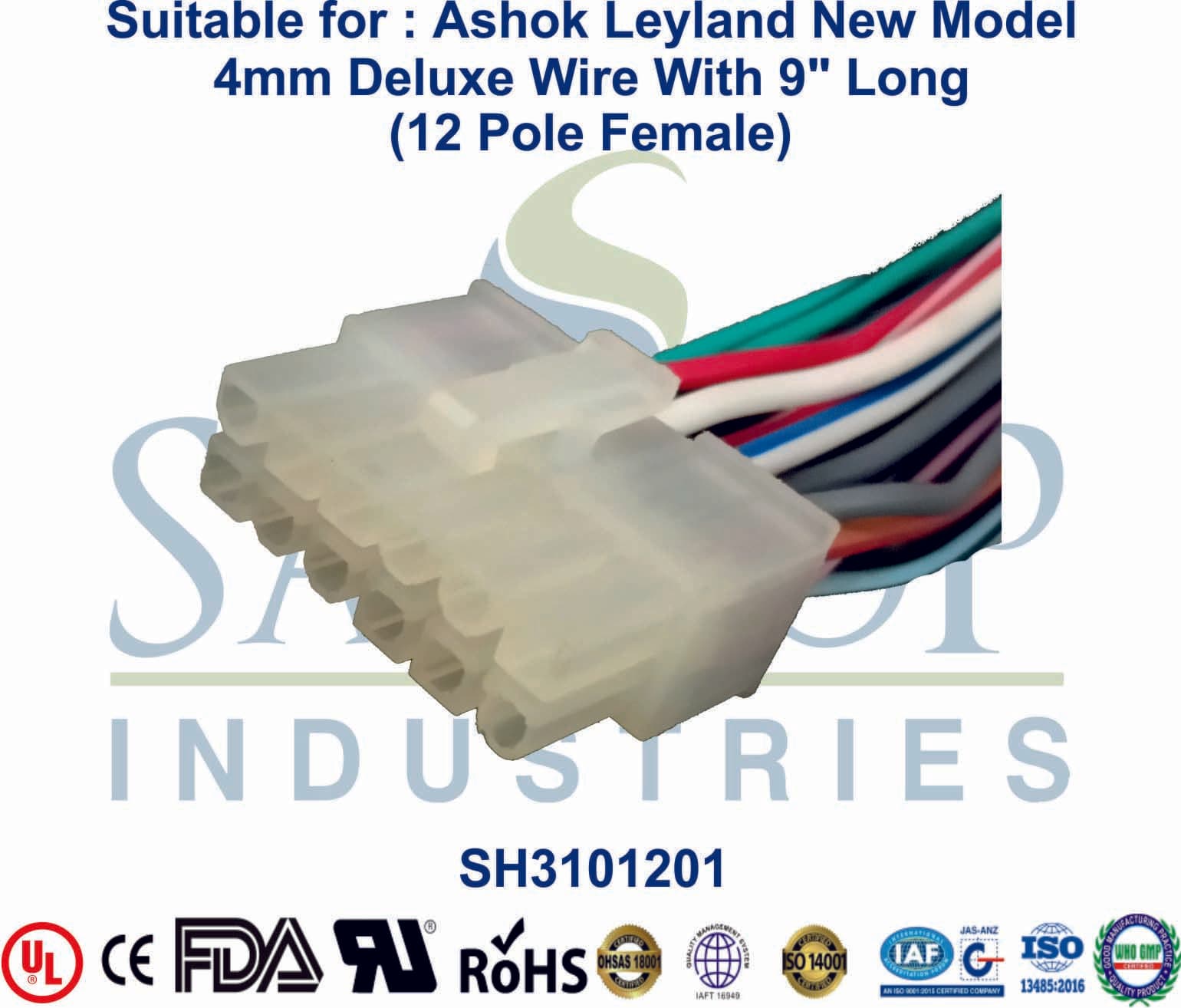 Ashok Leyland New Model 12 Pole Female - Special Holder - 1