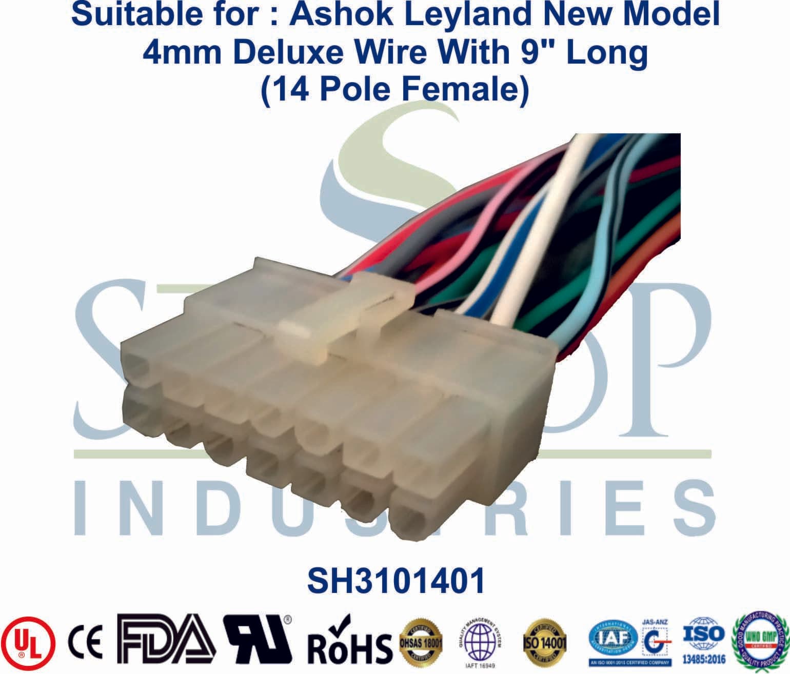 Ashok Leyland New Model 14 Pole Female - Special Holder - 1