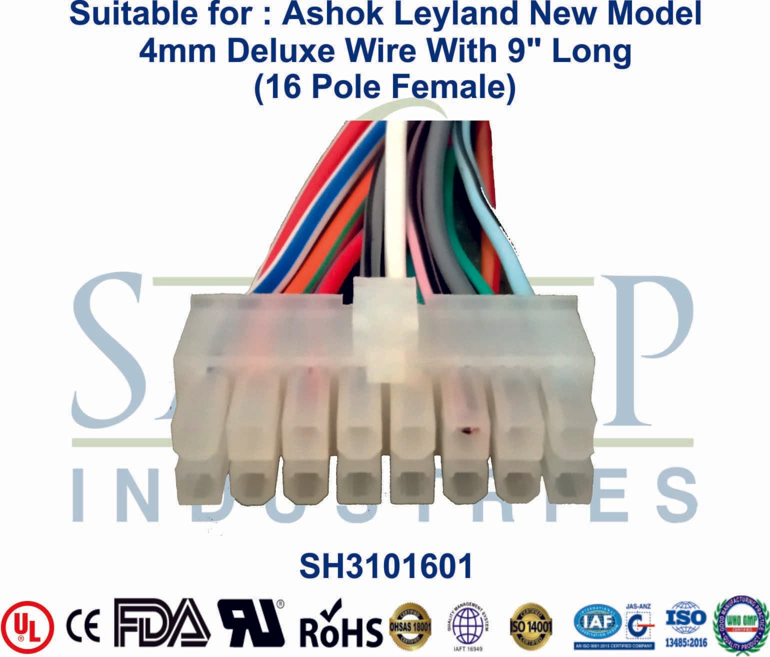 Ashok Leyland New Model 16 Pole Female - Special Holder - 1