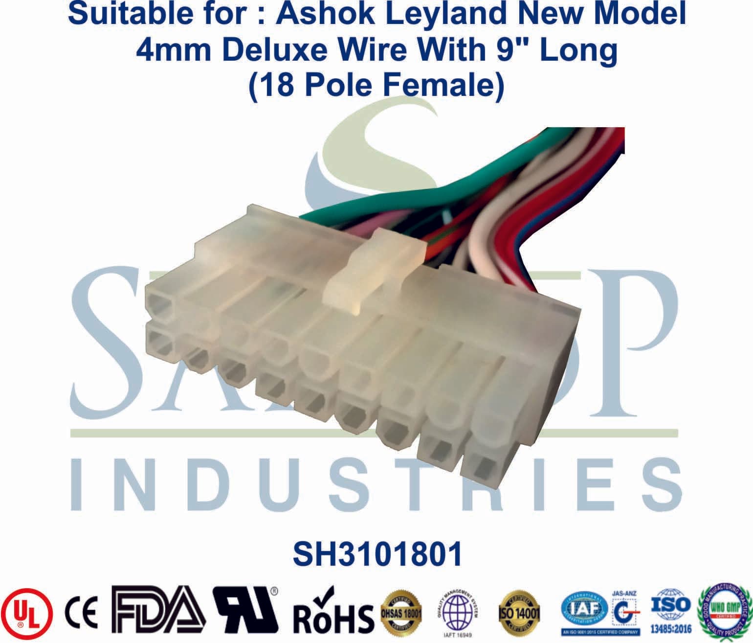 Ashok Leyland New Model 18 Pole Female - Special Holder - 1