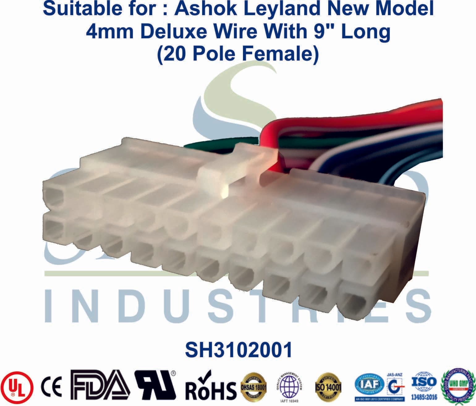 Ashok Leyland New Model 20 Pole Female - Special Holder - 1