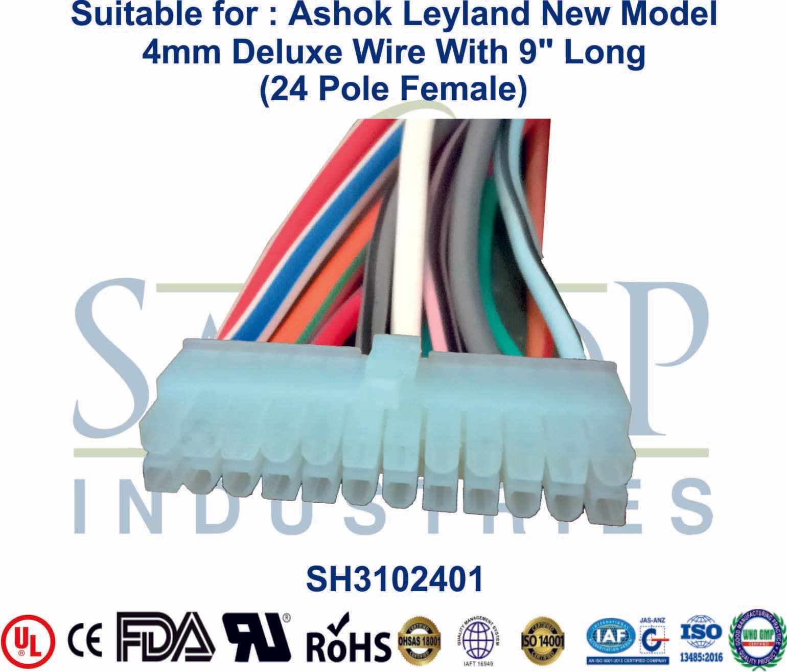 Ashok Leyland New Model 24 Pole Female - Special Holder - 1