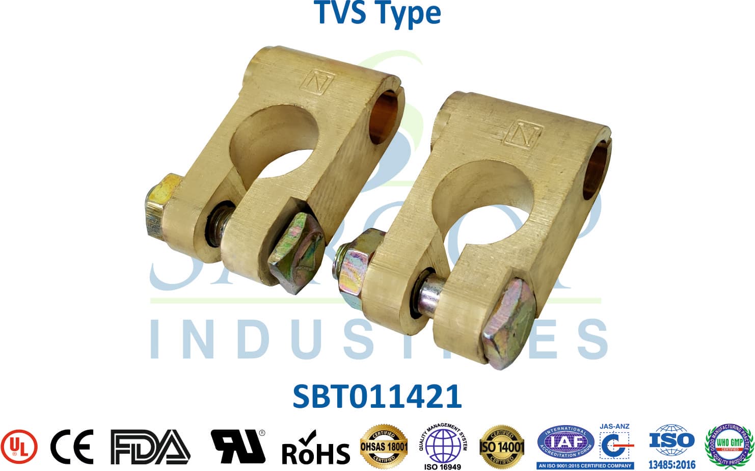 Brass Battery Terminal - TVS Type (SBT011421) - 1