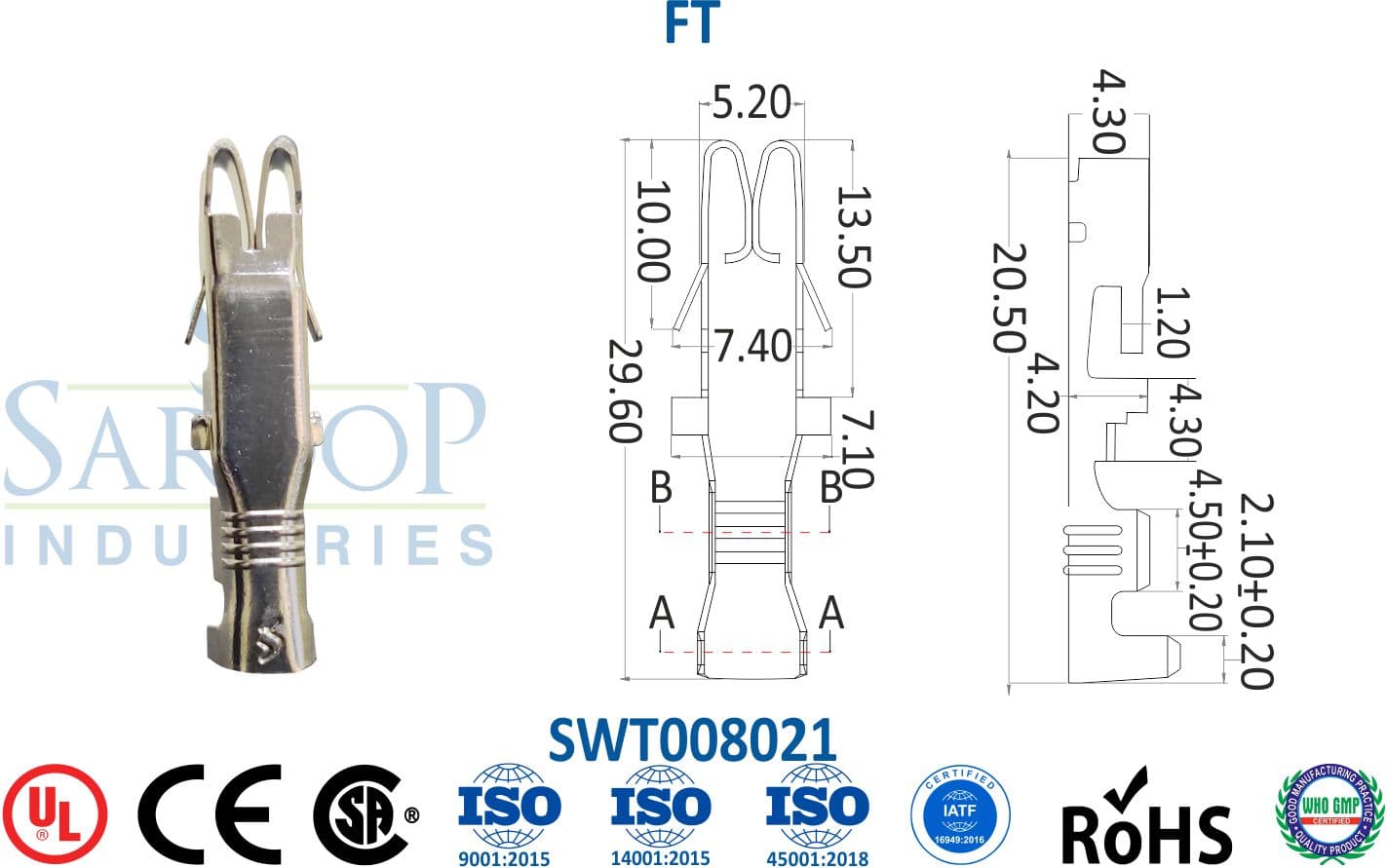 Fuse Series Terminal - FT (SWT008021) - 1