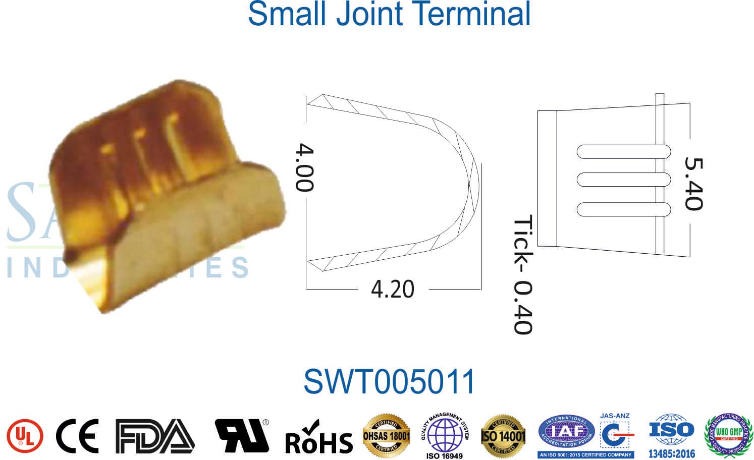Jointer Series Terminal - JTS Terminal (SWT005011) - 1