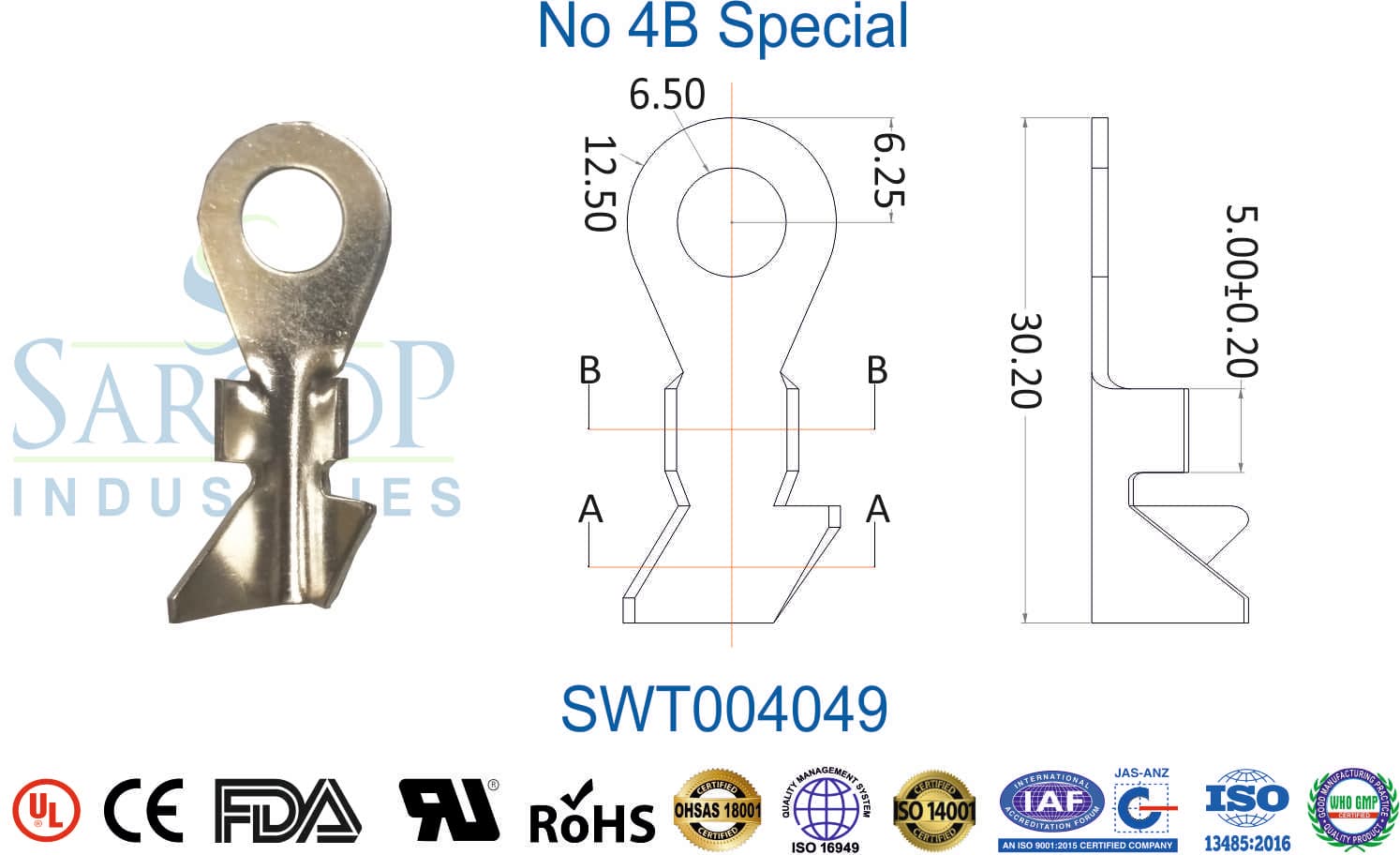 Ring Series Terminal - No 4B Special (SWT004049) - 1