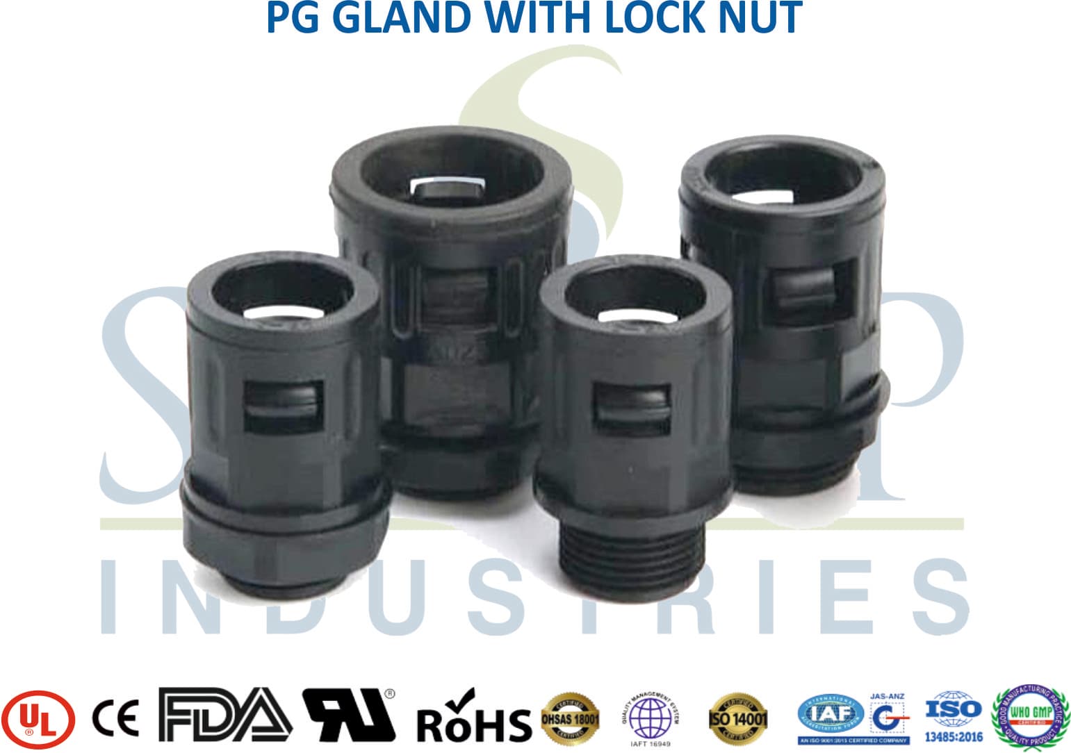 PG Gland with Lock Nut - 1