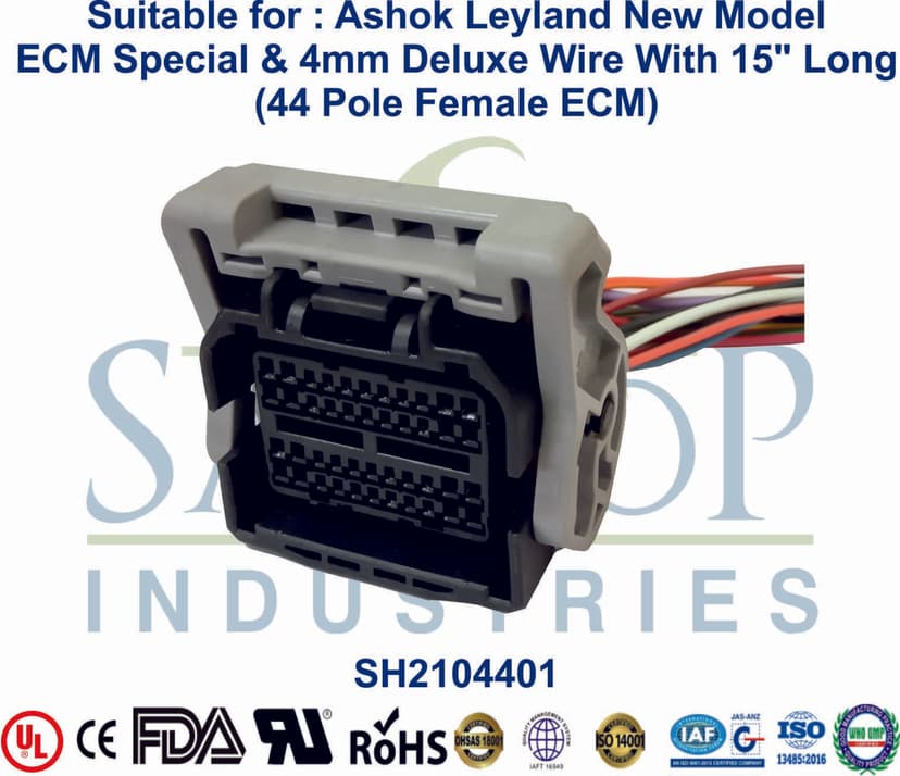 Ashok Leyland New Model 44 Pole Female ECM (15" Long)