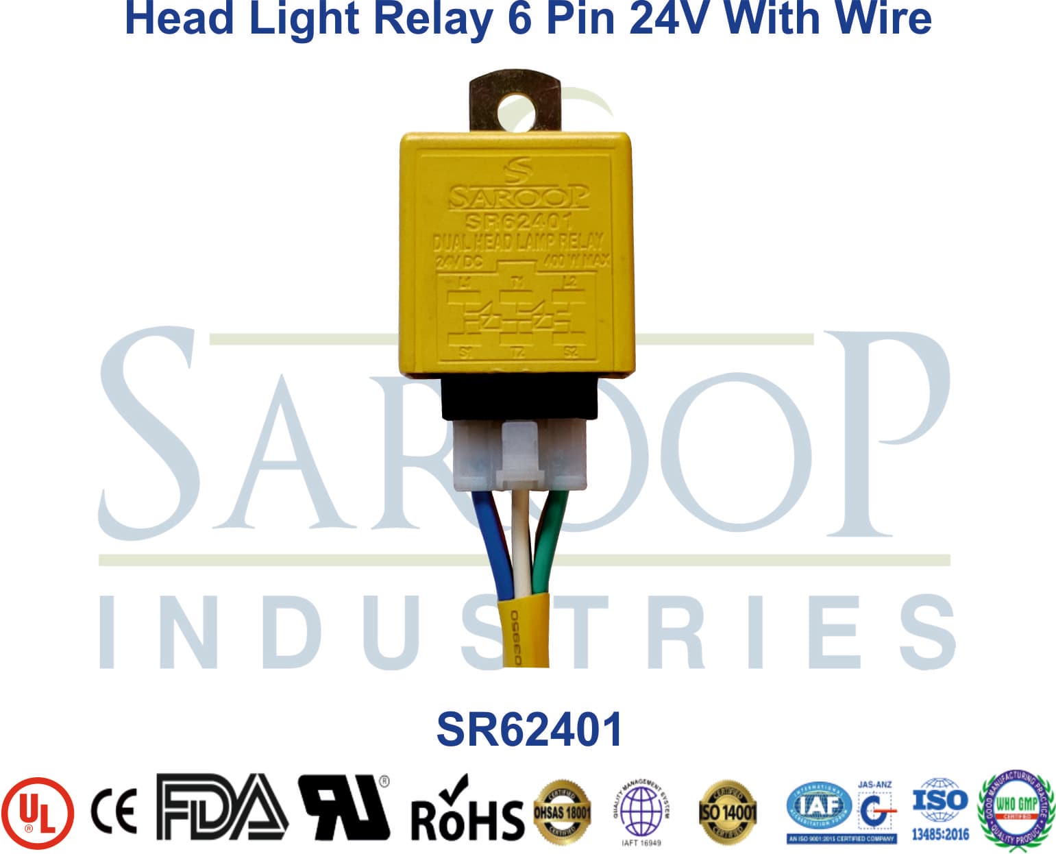 Head Light Relay 24V - 1