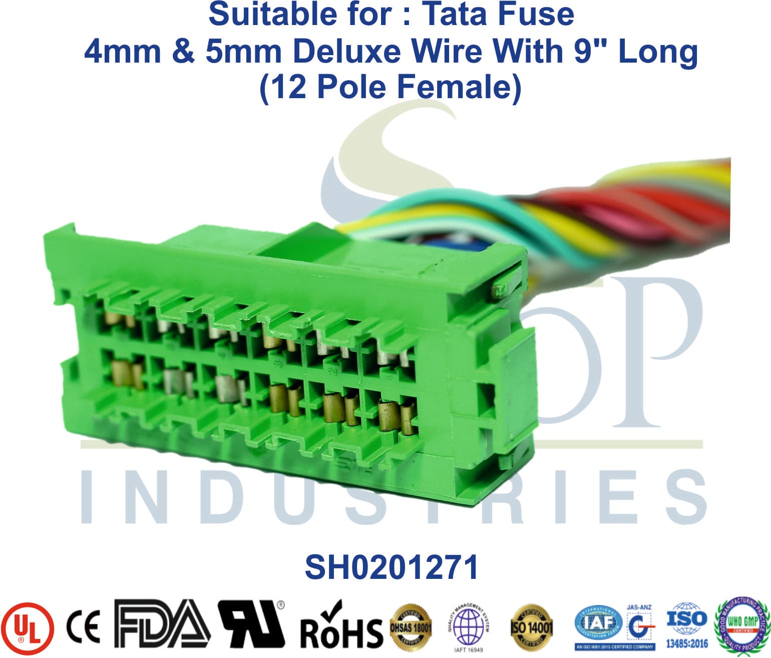 Tata Fuse 12 Pole Female Base Relay - 1