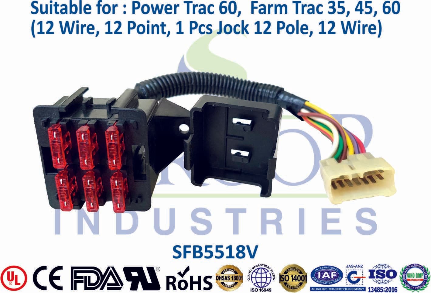 Mahindra Bhumiputra JCB Type Maruti Van Fuse Box - 1