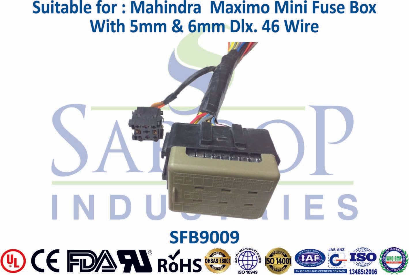 Universal Fuse Box - 60A Standard - 1