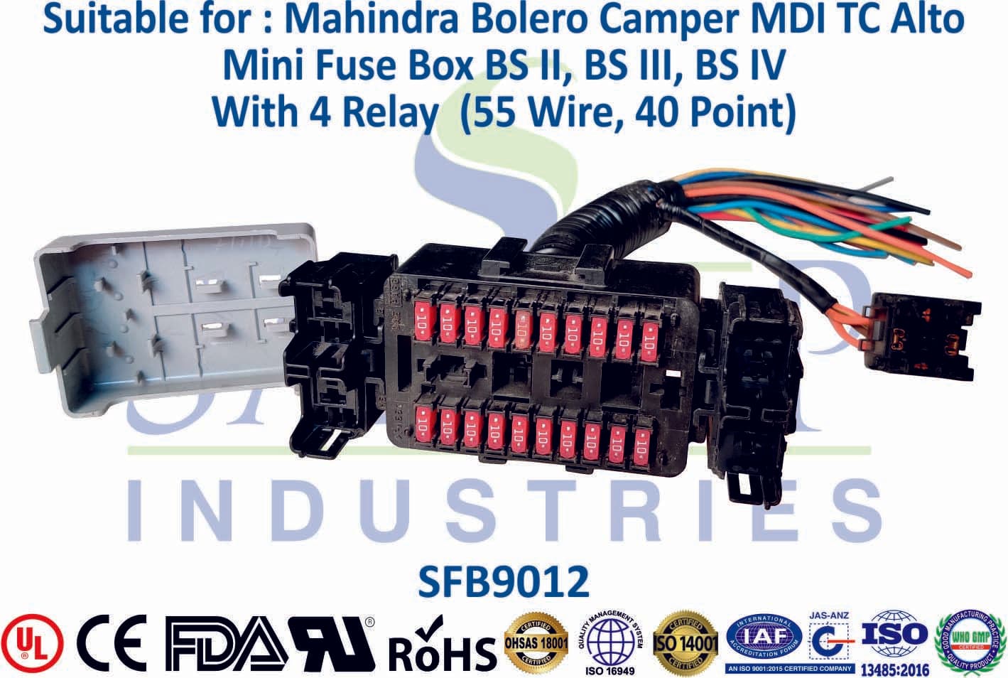 Mahindra Maximo Mini Fuse Box - 1
