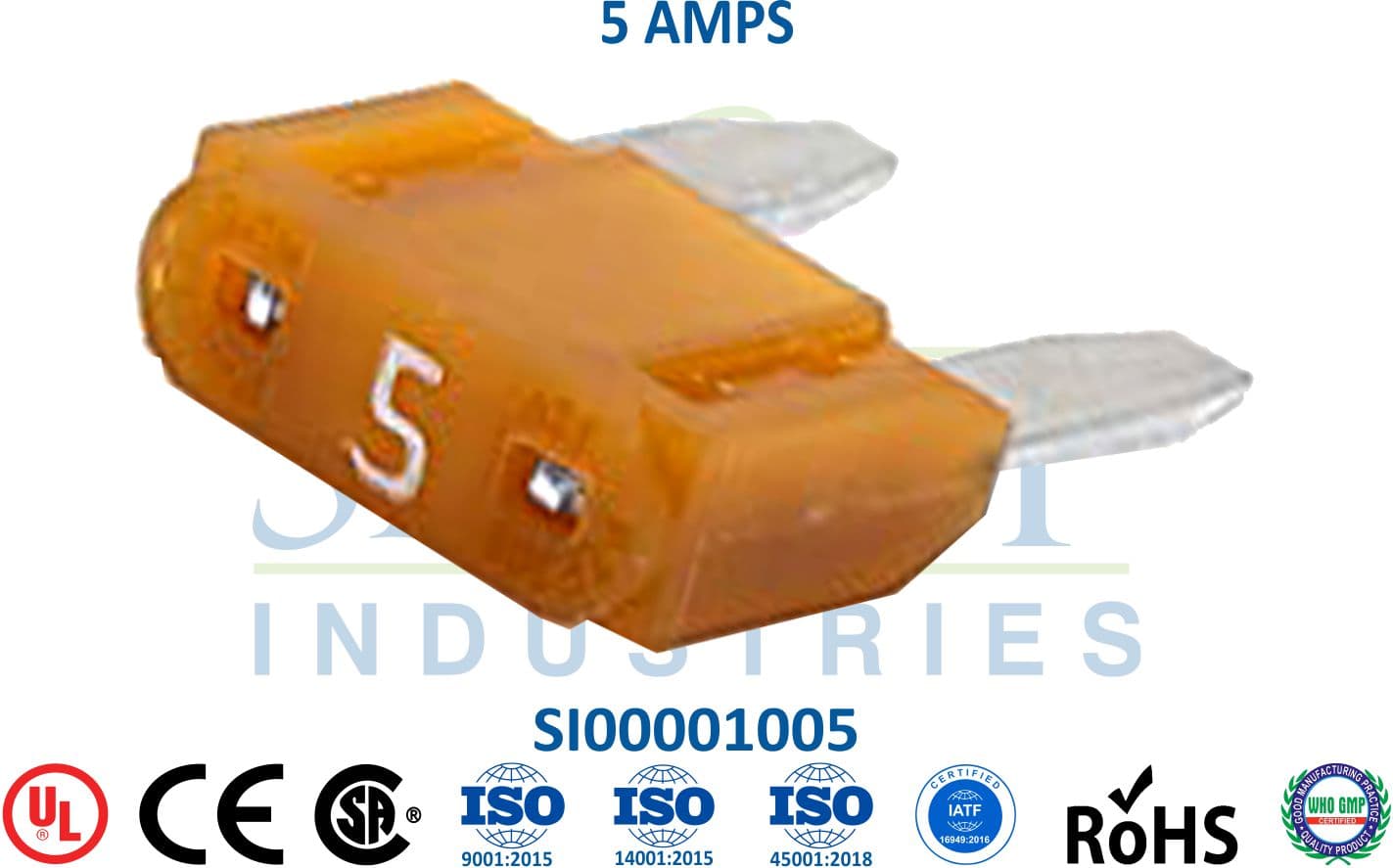Mini Fuse - 5 AMPS - 1