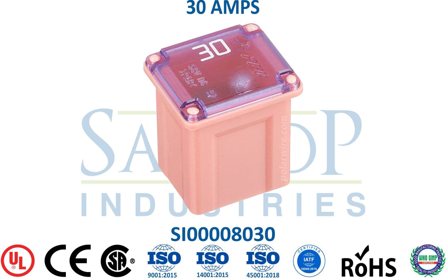 Bolt-Down Fuse - 30 AMPS - 1