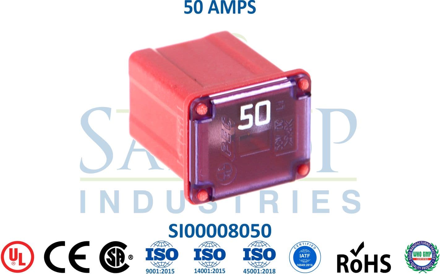 Bolt-Down Fuse - 50 AMPS - 1