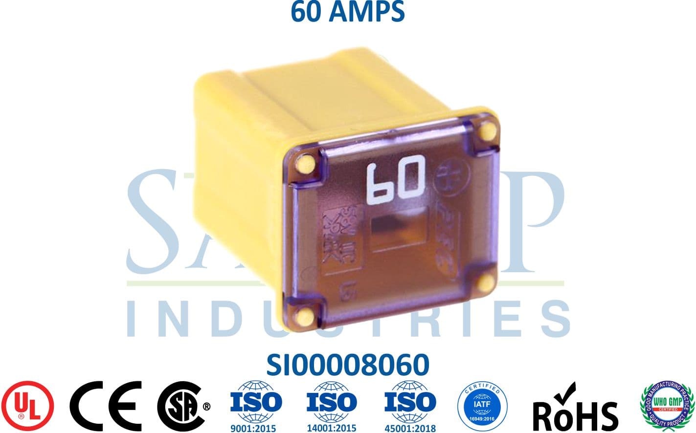 Bolt-Down Fuse - 60 AMPS - 1