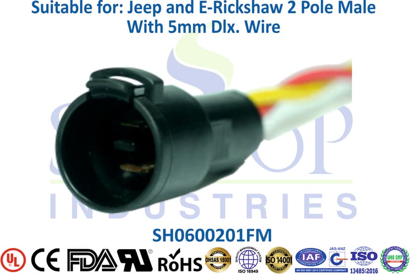 Jeep and E-Rickshaw 2 Pole Male - Round