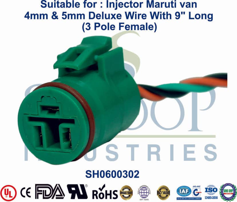 Injector Maruti Van 3 Pole Female - Round