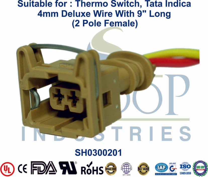 Thermo Switch Tata Indica 2 Pole Female JPT
