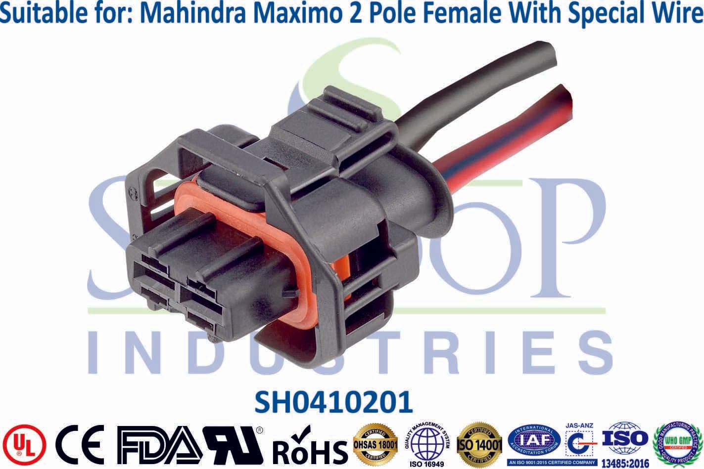 Mahindra Maximo 2 Pole Female - Sensor - 1