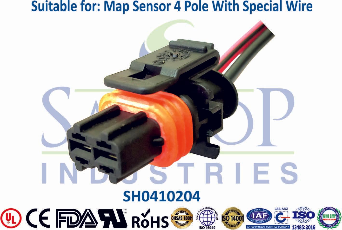 Map Sensor 2 Pole Female - 1