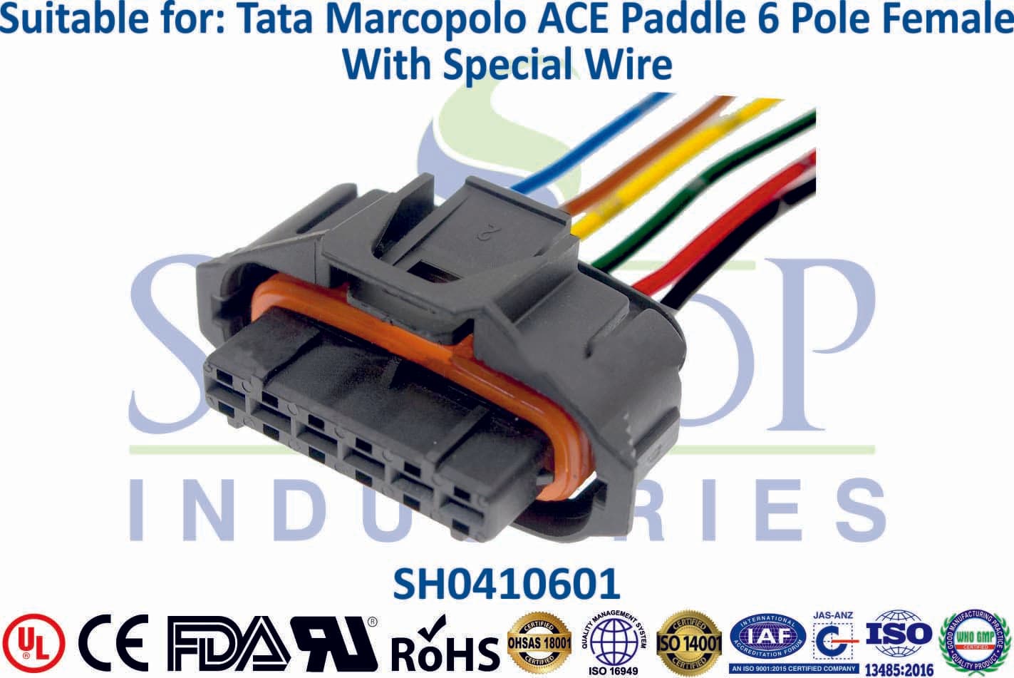 Tata Marcopolo ACE Paddle 6 Pole Female - Sensor - 1