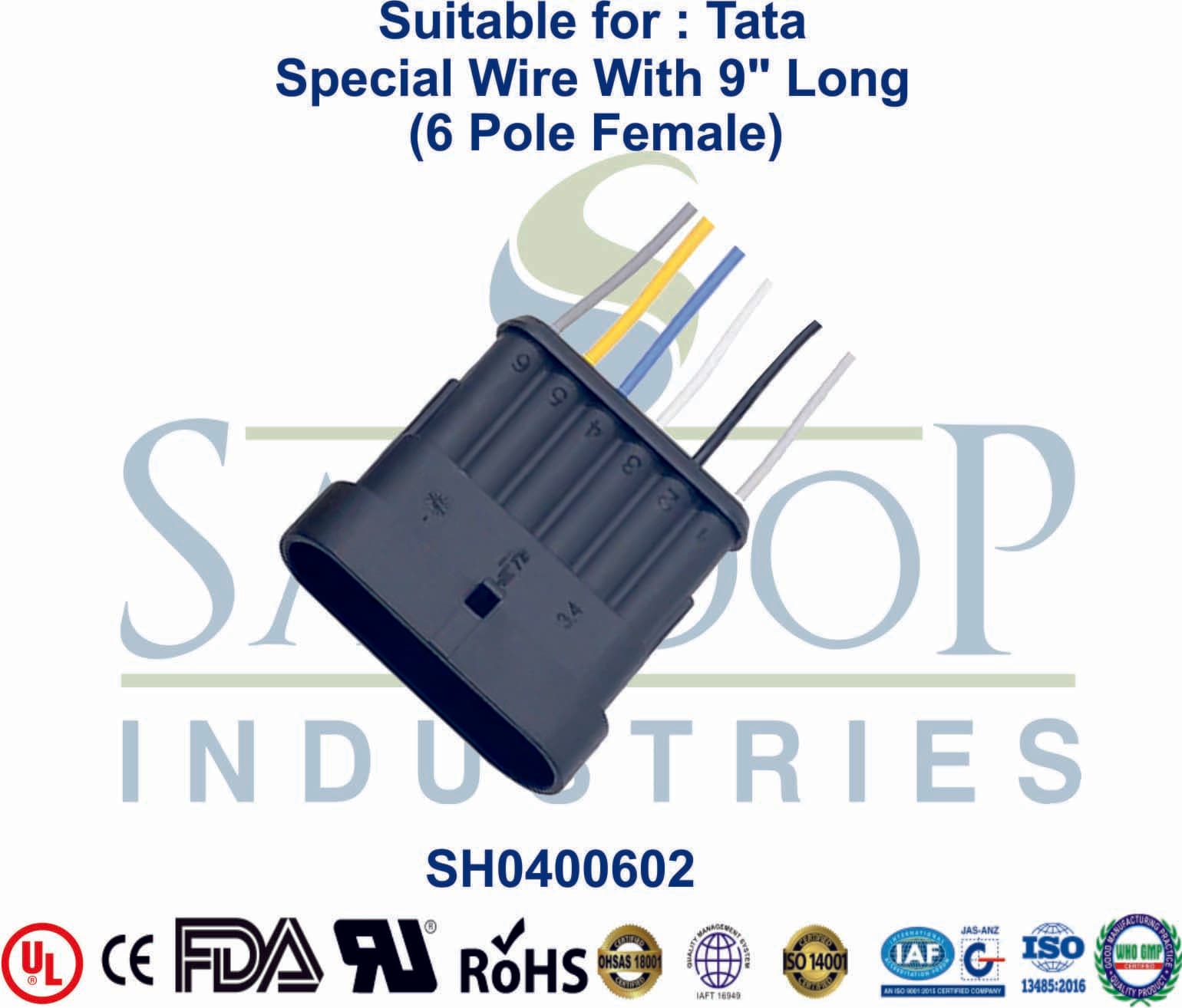 Tata 6 Pole Male - Super Sealed - 1