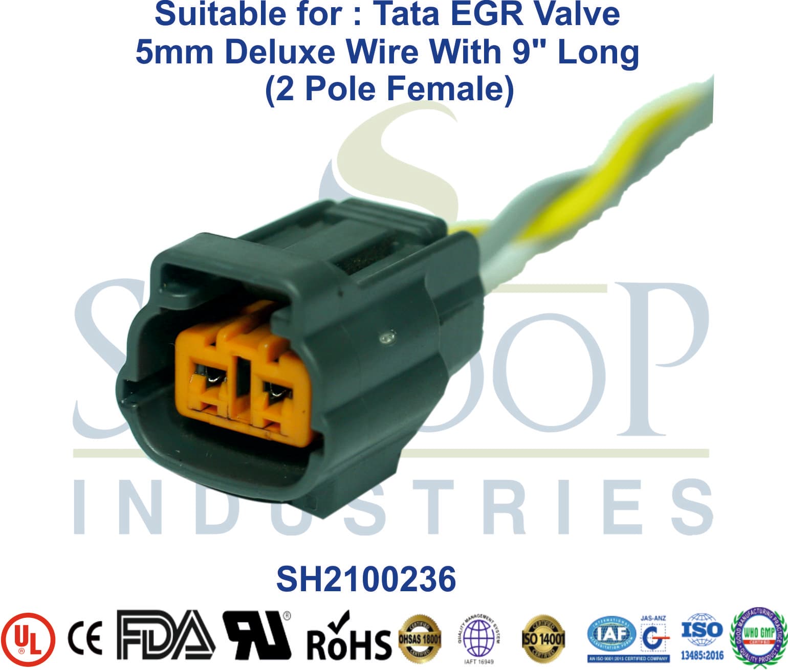 Tata EGR Valve 2 Pole Female - 1