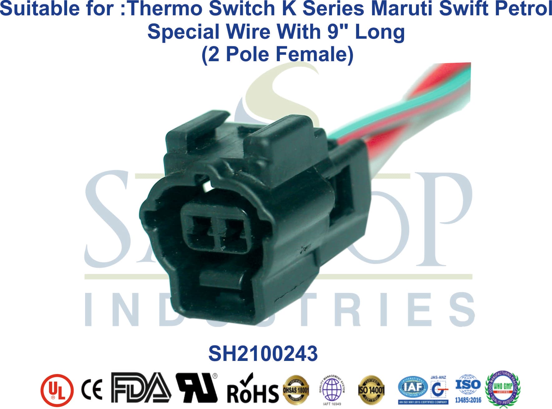 High Pressure Switch Santro & Indica 2 Pole Female - 1