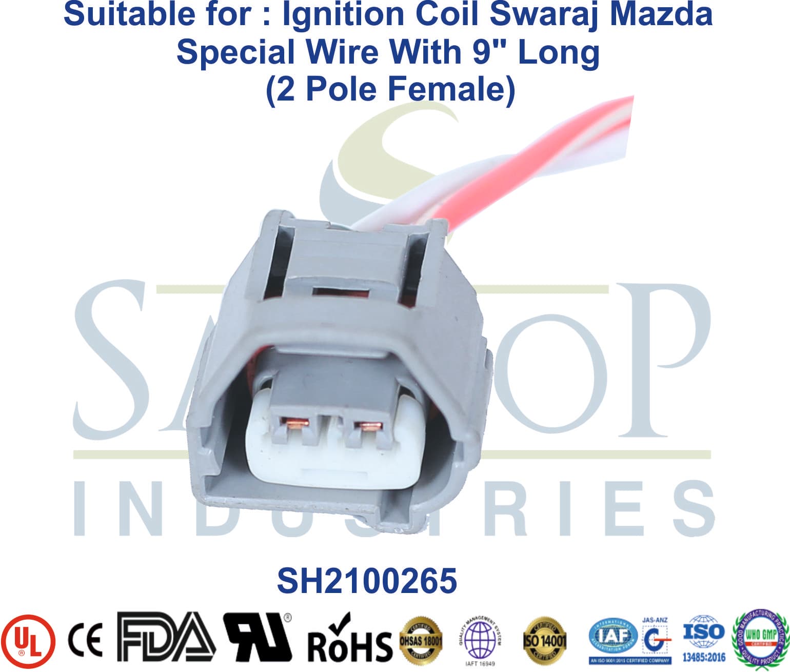 Ignition Coil Swaraj Mazda 2 Pole Female - 1