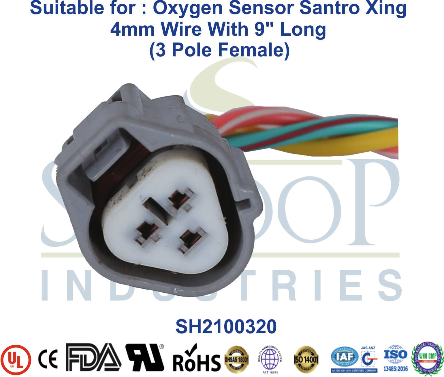 Thermoswitch Maruti & Mahindra Maximo 3 Pole Female - 1