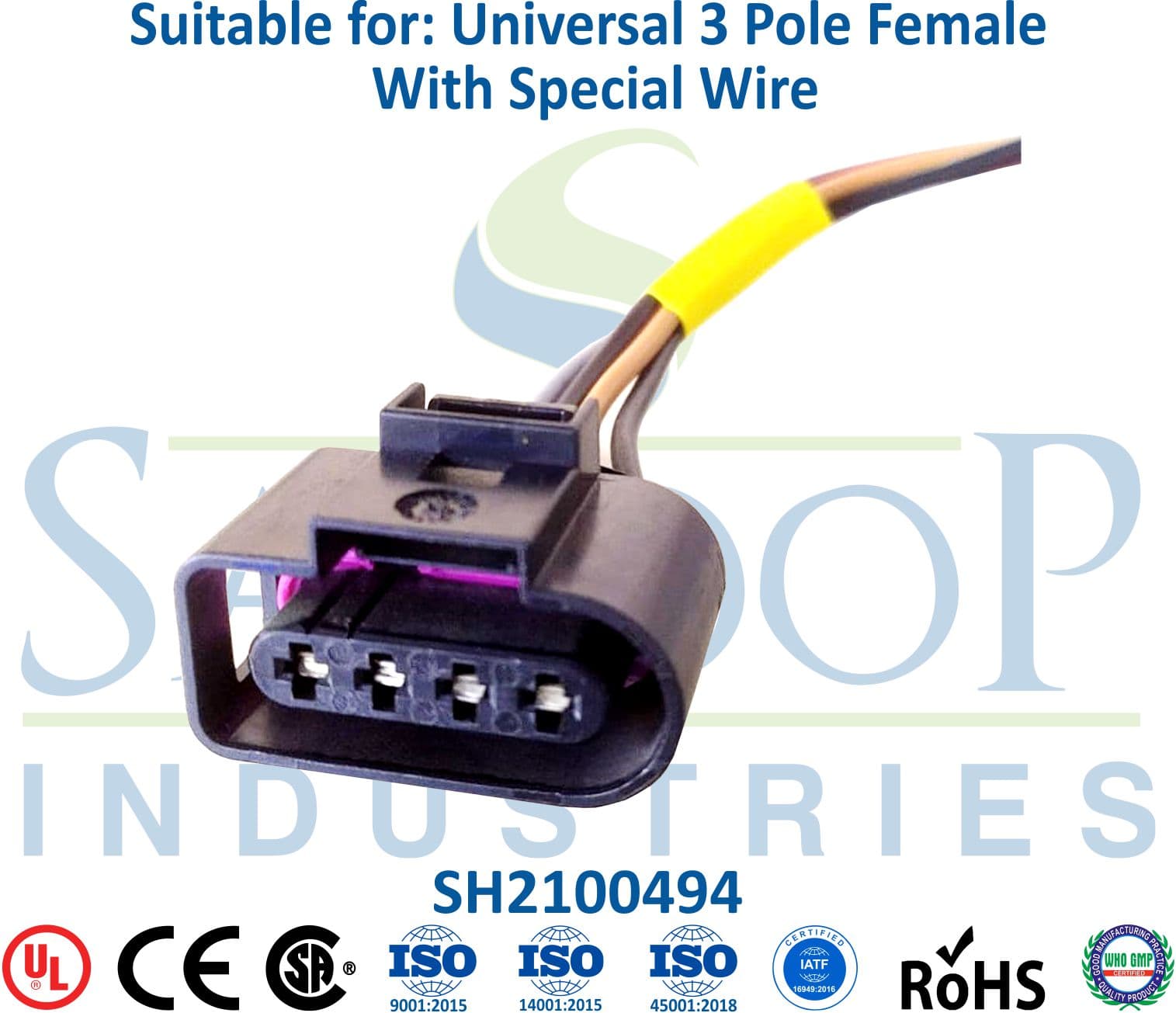 Ashok Leyland 4 Pole Female - Special Wire - 1