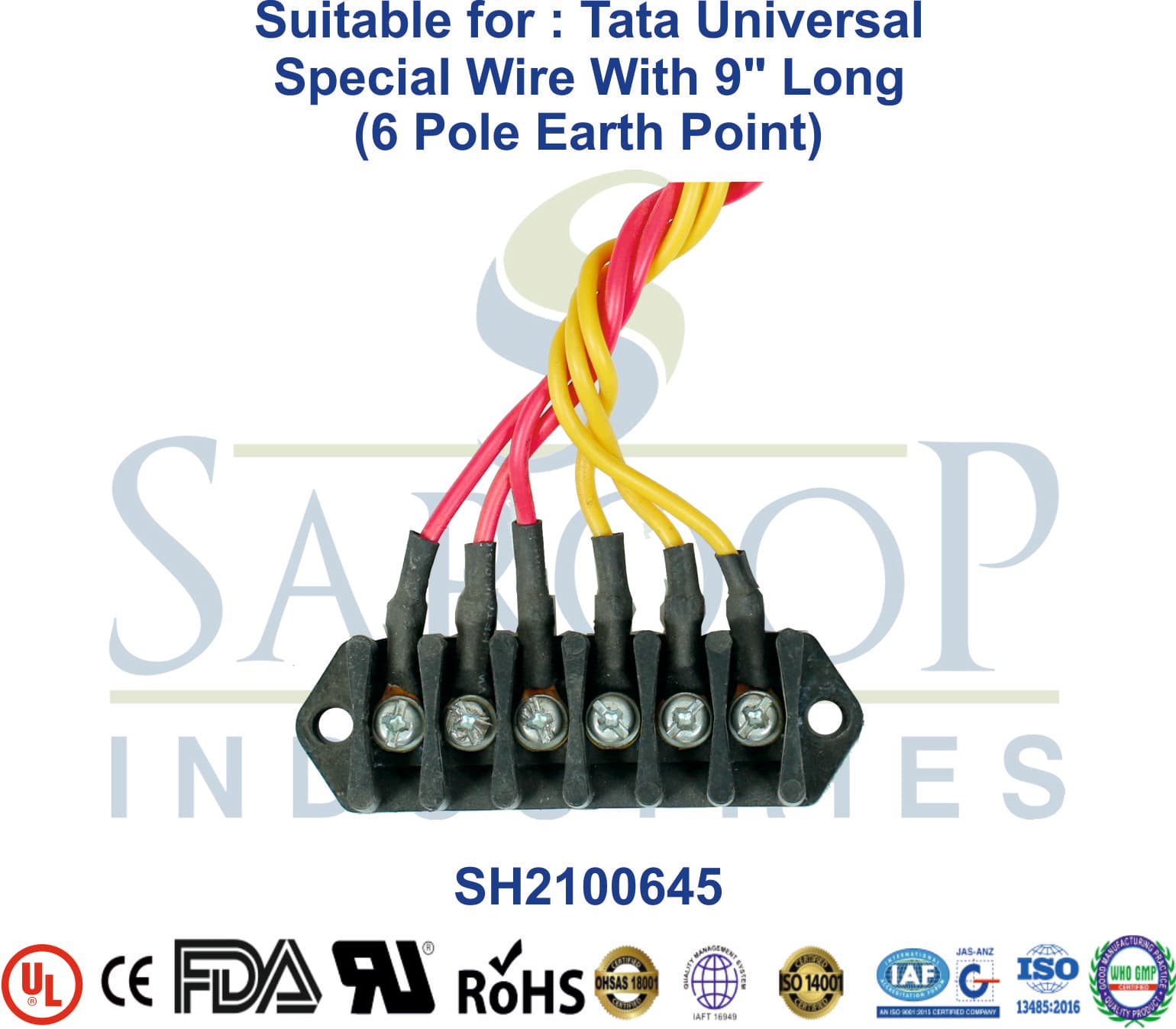 Universal Tata 6 Pole Female - Special Wire - 1